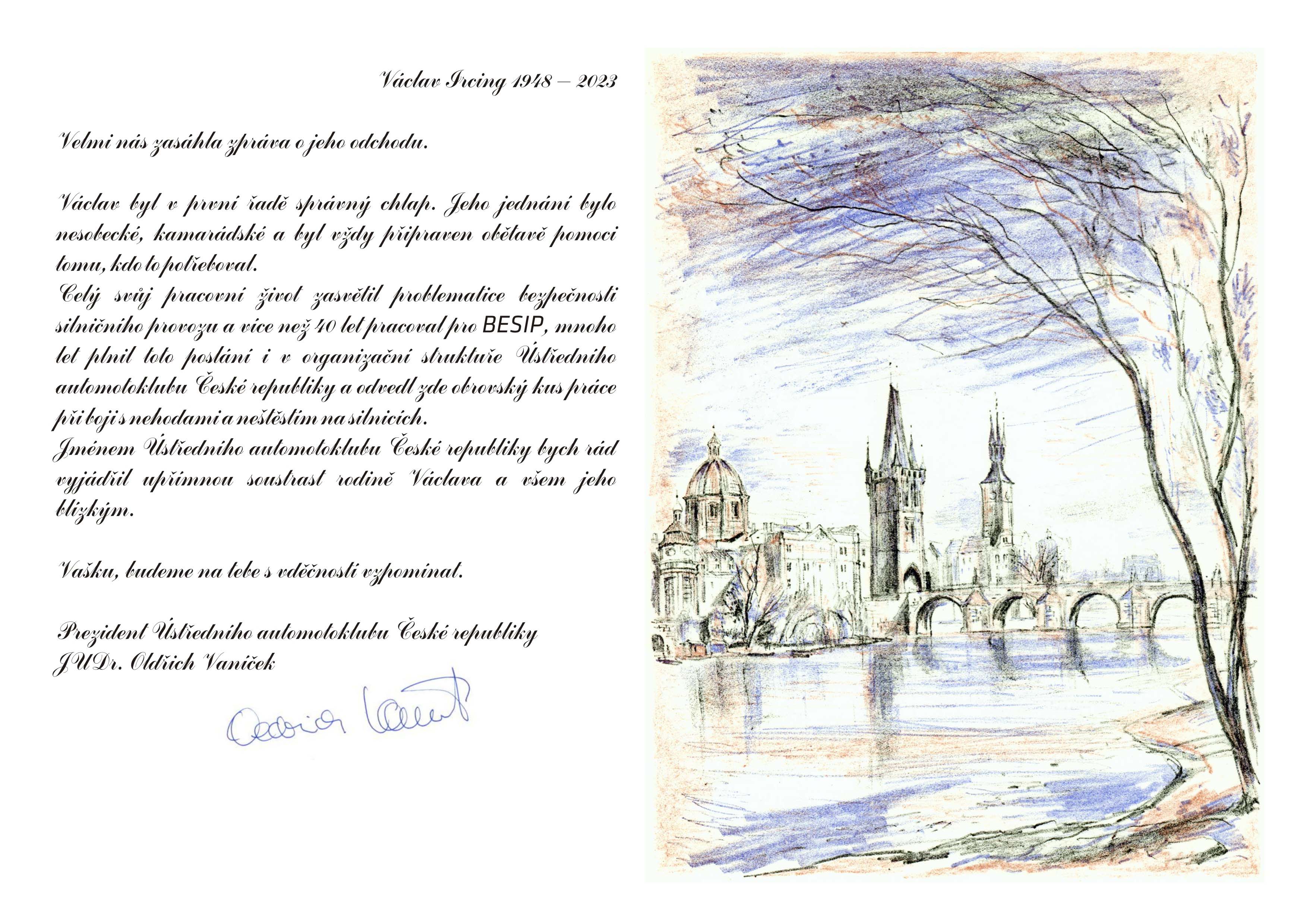 Václav Ircing 1948 – 2023